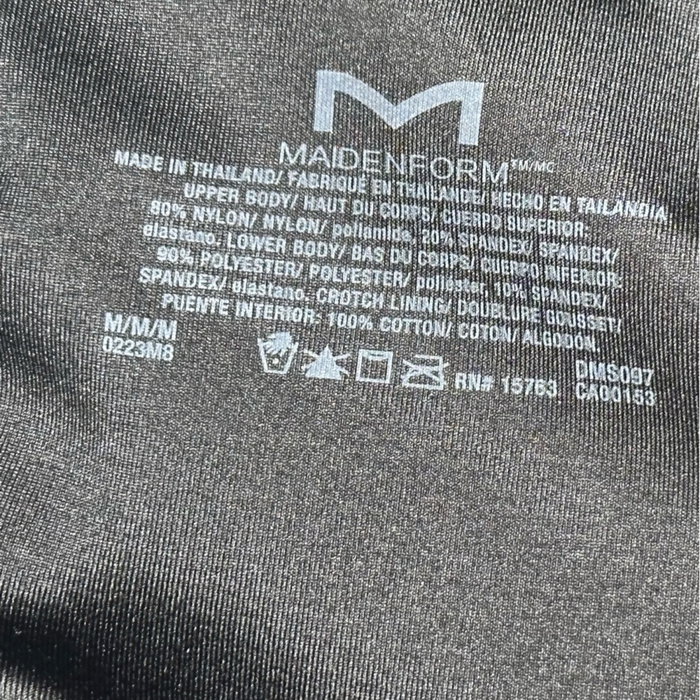 Maidenform Women’s Lace Shapewear Bodysuit – Firm Control, Wireless – SZ- M– EUC - Picture 5 of 11